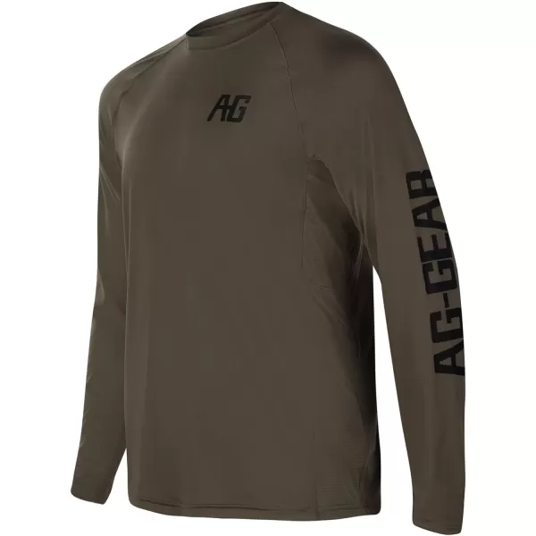 Men’s Performance Long Sleeve Shirt, Men’s Agricultural Workwear Breathable Shirt with UPF30 Sun Protection
