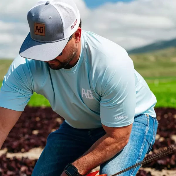 Men’s Performance Short Sleeve Shirt, Men’s Agricultural Workwear Shirt with UPF30