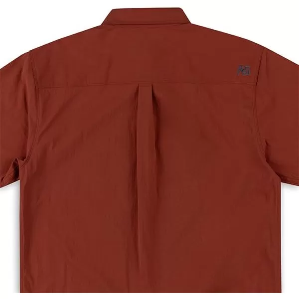 Men's Short Sleeve Harvester Button Down Shirt, Breathable Performance Work Shirt for Farmers and Ranchers with UPF30