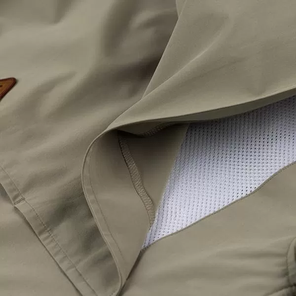 Men's Short Sleeve Hay Baler Button Down Shirt, Breathable Performance Work Shirt for Farmers and Ranchers with UPF30