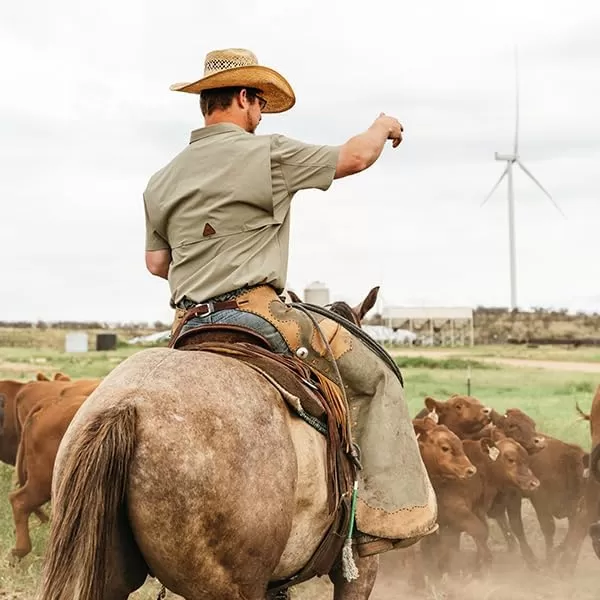 Men's Short Sleeve Hay Baler Button Down Shirt, Breathable Performance Work Shirt for Farmers and Ranchers with UPF30