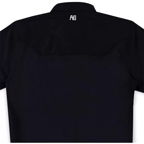 Men's Short Sleeve Stockyard Button Down Shirt, Breathable Performance Work Shirt for Farmers and Ranchers with UPF30