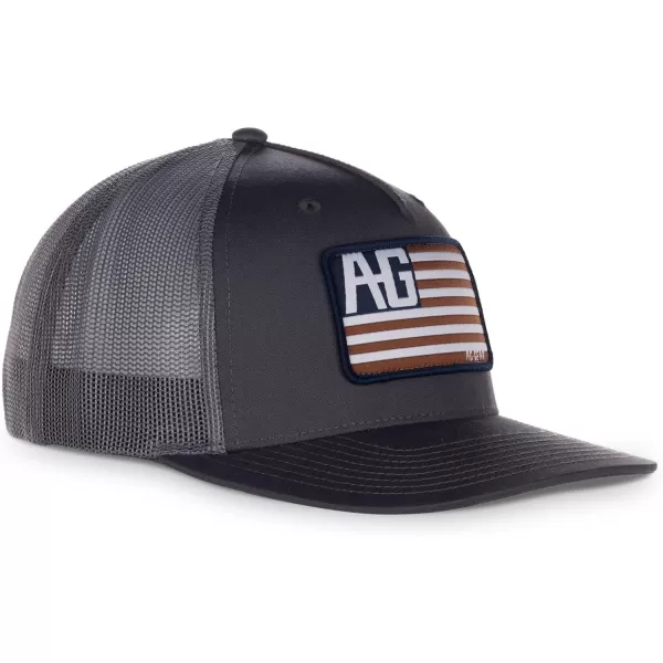 Men's Snapback 5-Panel Trucker Hat, Mesh-Back Adjustable Men's Baseball Hat)