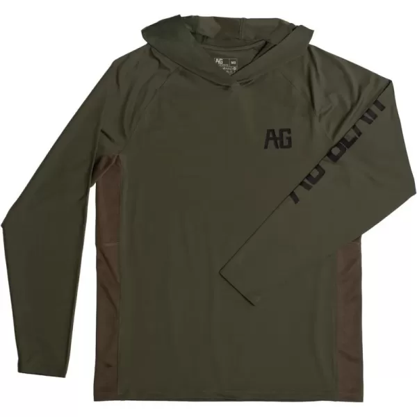 Men’s Farm Pro Breathable Performance Hoodie, Lightweight All-Season Hooded Sun Shirt with UPF50 Sun Protection