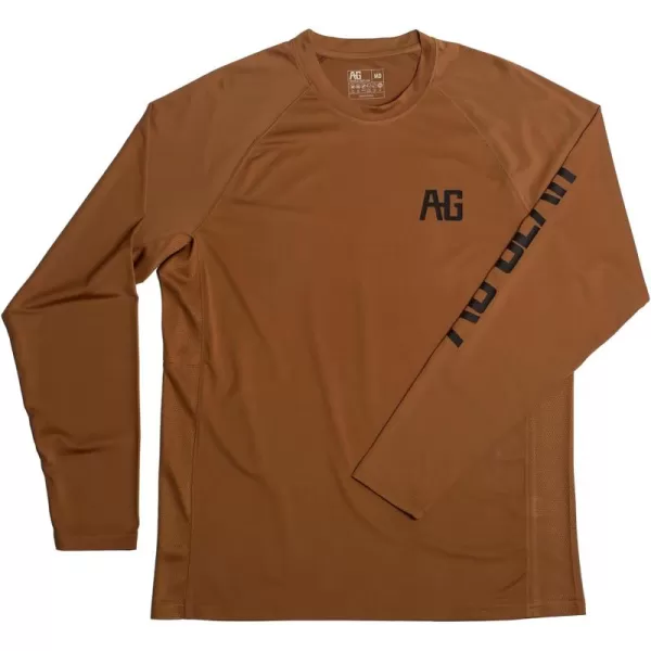 Men’s Performance Long Sleeve Shirt, Men’s Agricultural Workwear Breathable Shirt with UPF30 Sun Protection