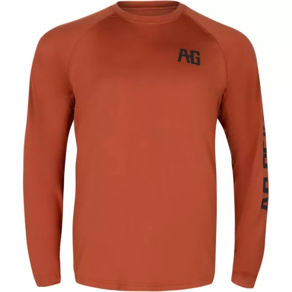 Men’s Performance Long Sleeve Shirt, Men’s Agricultural Workwear Breathable Shirt with UPF30 Sun Protection