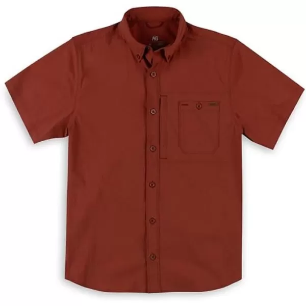 Men's Short Sleeve Harvester Button Down Shirt, Breathable Performance Work Shirt for Farmers and Ranchers with UPF30