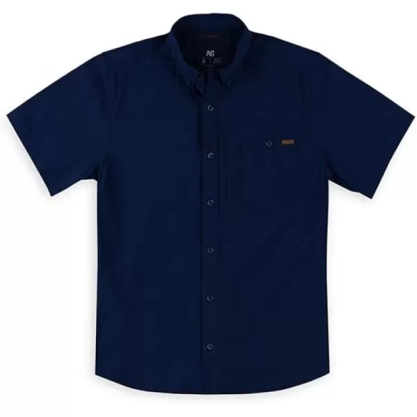 Men's Short Sleeve Harvester Button Down Shirt, Breathable Performance Work Shirt for Farmers and Ranchers with UPF30