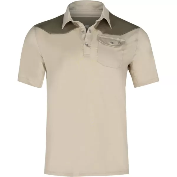 Men’s Stockyard Farm &amp; Ranch Polo, Men’s Agricultural Workwear Polo Shirt with SPF