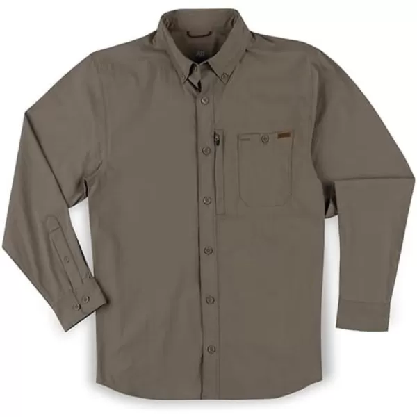 Men's Long Sleeve Harvester Button Down Shirt, Breathable Performance Work Shirt for Farmers and Ranchers with UPF30