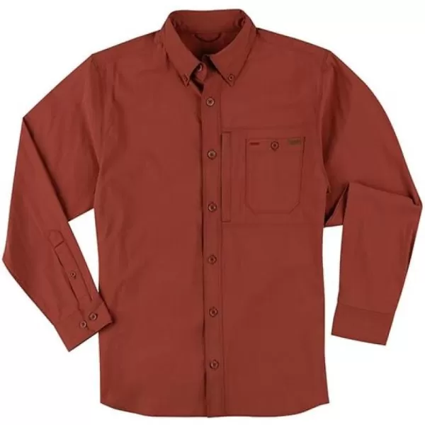 Men's Long Sleeve Harvester Button Down Shirt, Breathable Performance Work Shirt for Farmers and Ranchers with UPF30