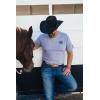 imageMens Farm Dri Short Sleeve Tee AGGEAR Graphic Heather Grey XLarge