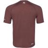 imageMens Performance Short Sleeve Shirt Mens Agricultural Workwear Breathable Shirt with UPF30 Sun Protection High Vis Yellow LargeMaroon Heather