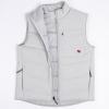 imageMens Range Vest Warmest Wind Resistant Performance Full Zip Vest Insulated with 160 GM Fill Chest Zipper PocketLight Grey