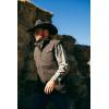imageMens Winston Vest Wind Resistant CottonPerformance Work Vest FullZip Quilted Interior Lining Snap Front PocketBrick