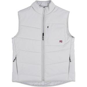 imageMens Range Vest Warmest Wind Resistant Performance Full Zip Vest Insulated with 160 GM Fill Chest Zipper PocketLight Grey