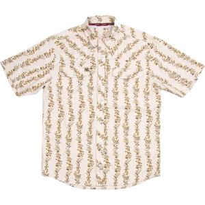imageMens Short Sleeve Stockyard Button Down Shirt Breathable Performance Work Shirt for Farmers and Ranchers with UPF30High Cotton Wheat