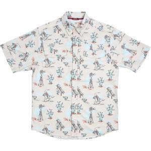 imageMens Short Sleeve Stockyard Button Down Shirt Breathable Performance Work Shirt for Farmers and Ranchers with UPF30Sonora Khaki
