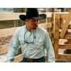 imageMens Long Sleeve Stockyard Button Down Shirt Breathable Performance Work Shirt for Farmers and Ranchers with UPF30Brick