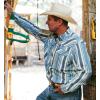 imageMens Long Sleeve Stockyard Button Down Shirt Breathable Performance Work Shirt for Farmers and Ranchers with UPF30Brick