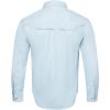 imageMens Long Sleeve Stockyard Button Down Shirt Breathable Performance Work Shirt for Farmers and Ranchers with UPF30Ice Blue