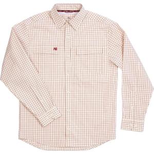 imageMens Long Sleeve Hay Baler Button Down Shirt Breathable Performance Work Shirt for Farmers and Ranchers with UPF30Ivory
