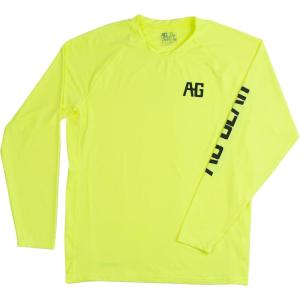 imageMens Performance Long Sleeve Shirt Mens Agricultural Workwear Breathable Shirt with UPF30 Sun ProtectionHigh Vis Yellow