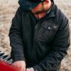 imageMens Winston Jacket Wind Resistant CottonPerformance Work Jacket FullZip Quilted Lining Snap Front PocketCoyote