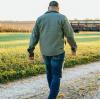 imageMens Silo Jacket Wind Resistant Fabric Performance Work Jacket Snap Front Quilted Exterior Chest Snap PocketsBlack