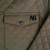imageMens Silo Jacket Wind Resistant Fabric Performance Work Jacket Snap Front Quilted Exterior Chest Snap PocketsBlack