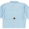 imageAGGEAR Mens Long Sleeve Hay Baler Button Down Shirt Breathable Performance Work Shirt for Farmers and Ranchers with UPF30Ice Blue