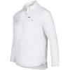 imageAGGEAR Mens Long Sleeve Stockyard Pearl Snap Shirt Breathable ButtonDown Western Shirt for MenWhite