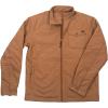 imageAGGEAR Mens Winston Jacket Wind Resistant CottonPerformance Work Jacket FullZip Quilted Lining Snap Front PocketCoyote