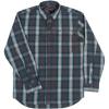 imageAGGEAR Mens Long Sleeve Hay Baler Button Down Shirt Breathable Performance Work Shirt for Farmers and Ranchers with UPF30Plaiddark Teal