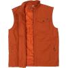 imageAGGEAR Mens Winston Vest Wind Resistant CottonPerformance Work Vest FullZip Quilted Interior Lining Snap Front PocketBrick
