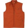 imageAGGEAR Mens Winston Vest Wind Resistant CottonPerformance Work Vest FullZip Quilted Interior Lining Snap Front PocketBrick