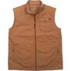imageAGGEAR Mens Winston Vest Wind Resistant CottonPerformance Work Vest FullZip Quilted Interior Lining Snap Front PocketCoyote
