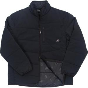 imageAGGEAR Mens Range Jacket Warmest Insulated WindResistant FullZip Performance Coat with160GM FillBlack
