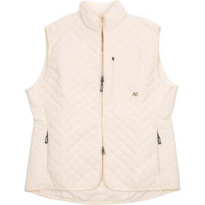 imageAGGEAR Womens Crest Vest Lightweight Wind and WaterResistant Soft Lined FullZip Outdoor PerformanceIvory