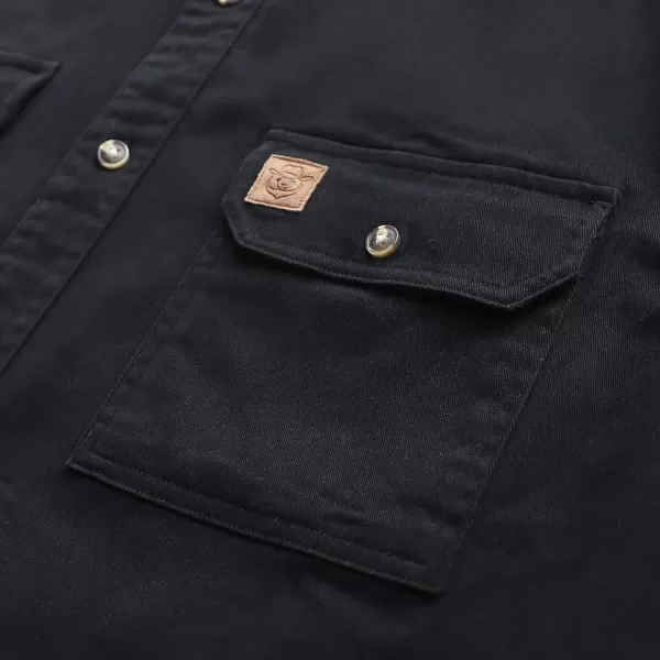 Dubinik® Denim Shirt Men Mens Denim Shirts Long Sleeve Mens Denim Button Down Shirt Cotton Regular Fit Casual Work Shirts