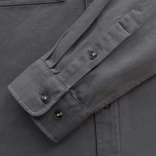 Dubinik® Denim Shirt Men Mens Denim Shirts Long Sleeve Mens Denim Button Down Shirt Cotton Regular Fit Casual Work Shirts