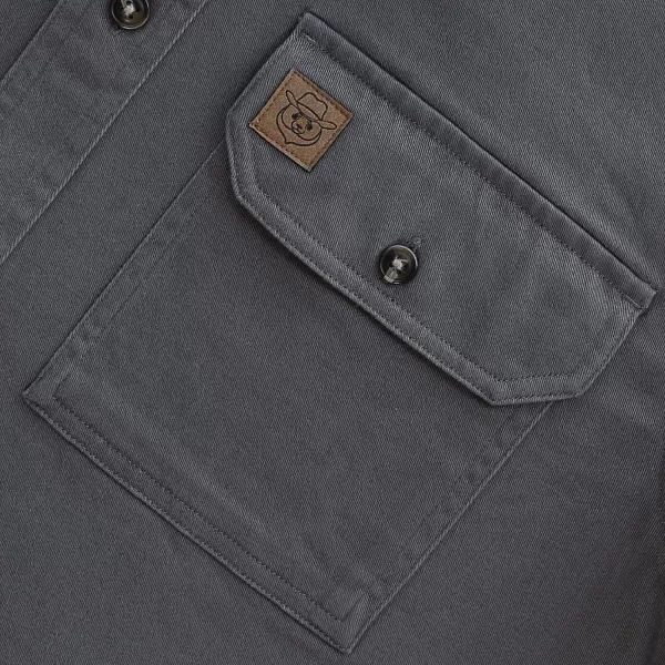 Dubinik® Denim Shirt Men Mens Denim Shirts Long Sleeve Mens Denim Button Down Shirt Cotton Regular Fit Casual Work Shirts
