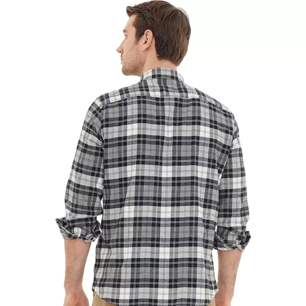 Dubinik® Flannel Shirt for Men Casual Button Down Work Soft All Cotton Lightweight Flannel Mens Plaid Shirts Long Sleeve