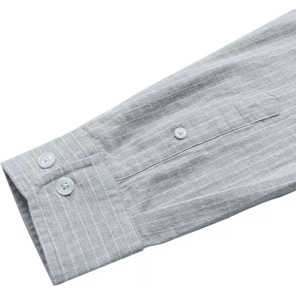 Dubinik® Flannel Shirt for Men Western Cowboy Pearl Snap Shirts for Men Long Sleeve Vintage Buttons Down Plaid Shirt