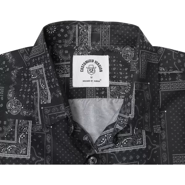 Dubinik® Hawaiian Shirt for Men Tropical Beach Shirt Mens Short Sleeve Button Down Shirts Aloha Shirt Print Casual Cool