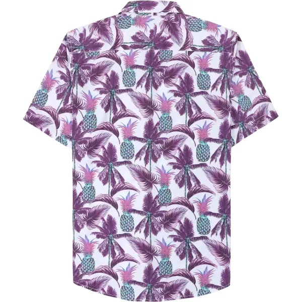 Dubinik® Hawaiian Shirt for Men Tropical Beach Shirt Mens Short Sleeve Button Down Shirts Aloha Shirt Print Casual Cool