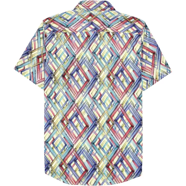 Dubinik® Hawaiian Shirt for Men Tropical Beach Shirt Mens Short Sleeve Button Down Shirts Aloha Shirt Print Casual Cool