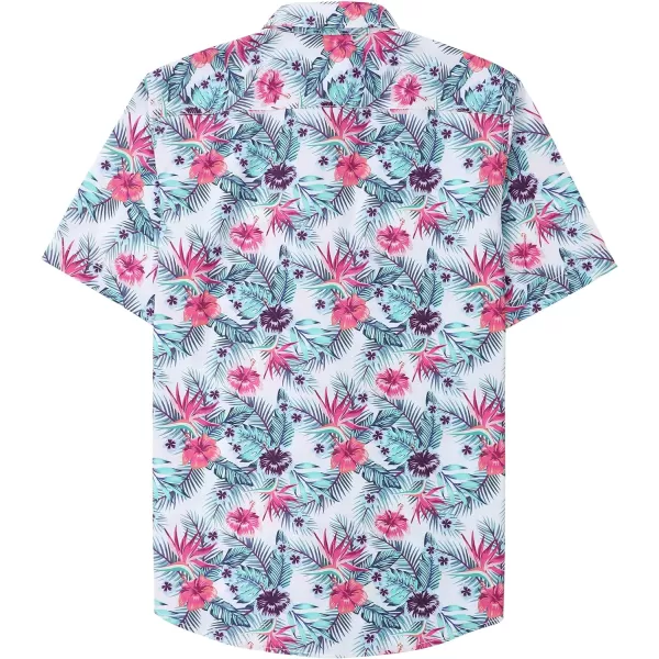 Dubinik® Hawaiian Shirt for Men Tropical Beach Shirt Mens Short Sleeve Button Down Shirts Aloha Shirt Print Casual Cool