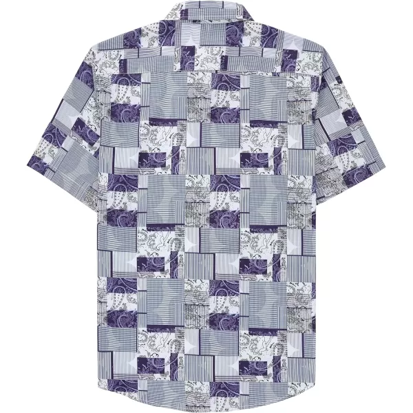 Dubinik® Hawaiian Shirt for Men Tropical Beach Shirt Mens Short Sleeve Button Down Shirts Aloha Shirt Print Casual Cool