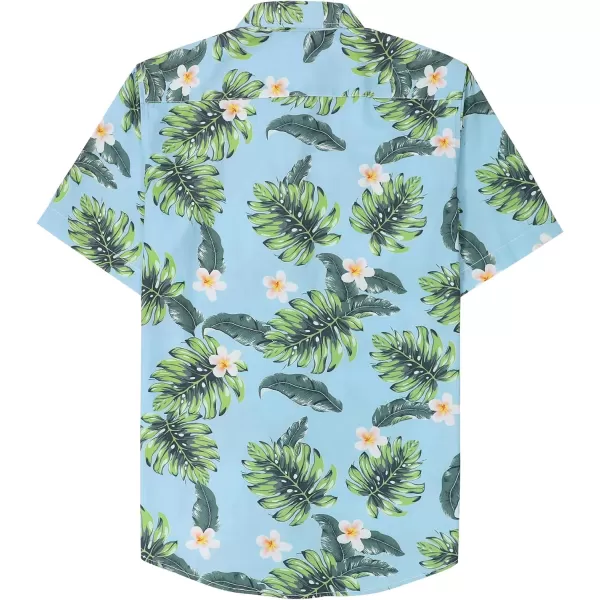 Dubinik® Hawaiian Shirt for Men Tropical Beach Shirt Mens Short Sleeve Button Down Shirts Aloha Shirt Print Casual Cool
